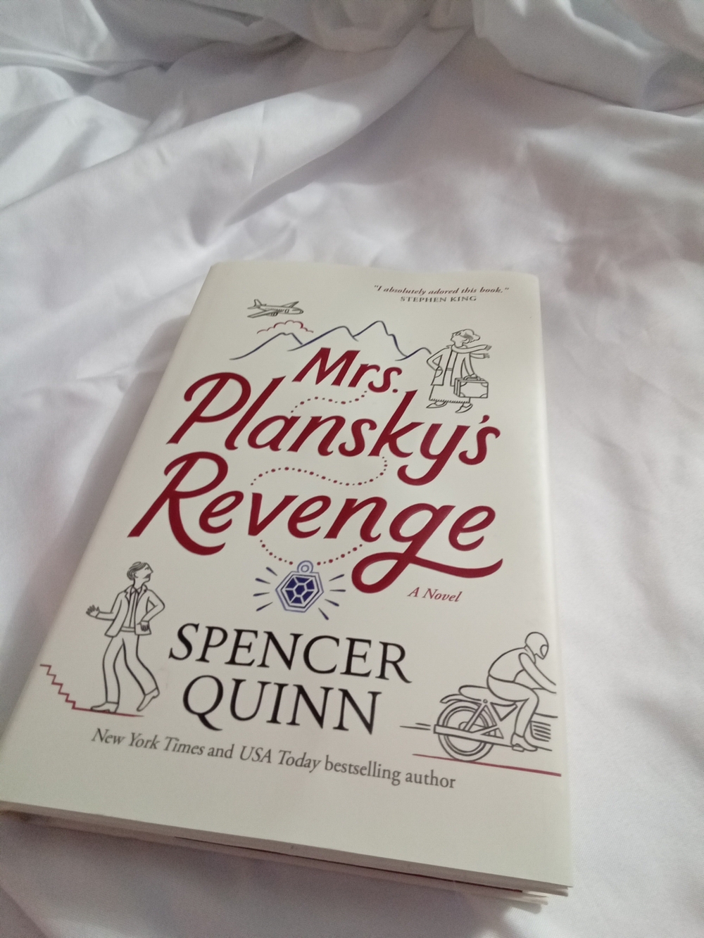 Spencer Quinn Mrs. Plansky's Revenge - White Cover Hardcopy